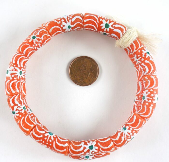 Handpainted Recycled Glass Beads - Image 3