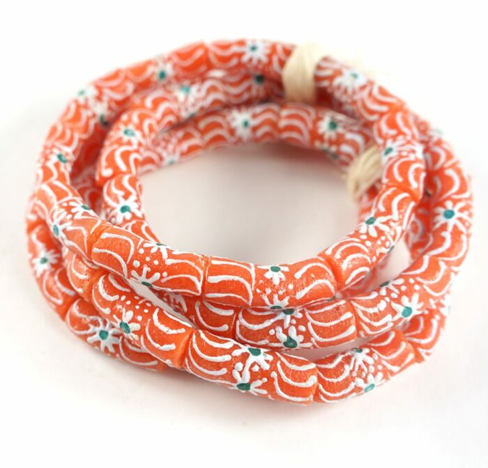 Handpainted Recycled Glass Beads - Image 4