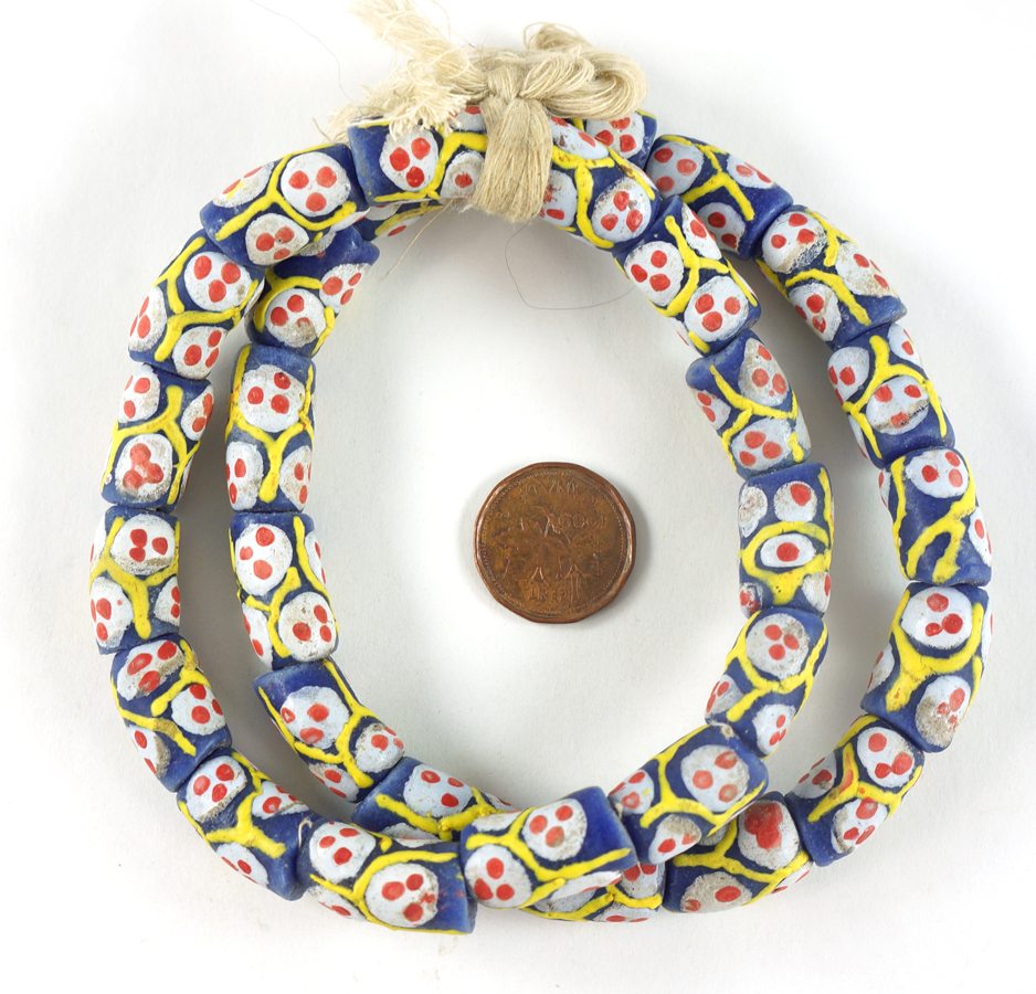 Handpainted Recycled Glass Beads - Image 3