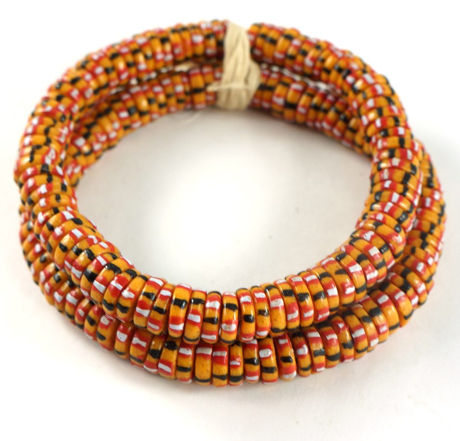 Handpainted Recycled Glass Beads - Image 3