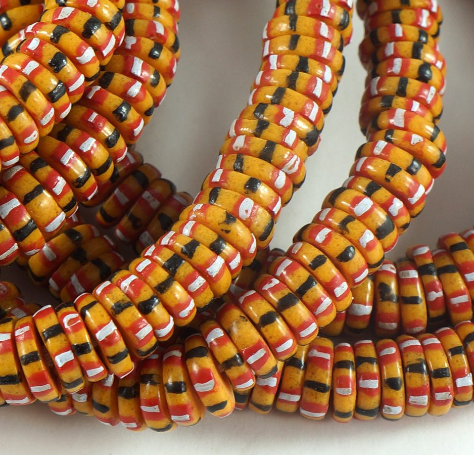 Handpainted Recycled Glass Beads - Image 2