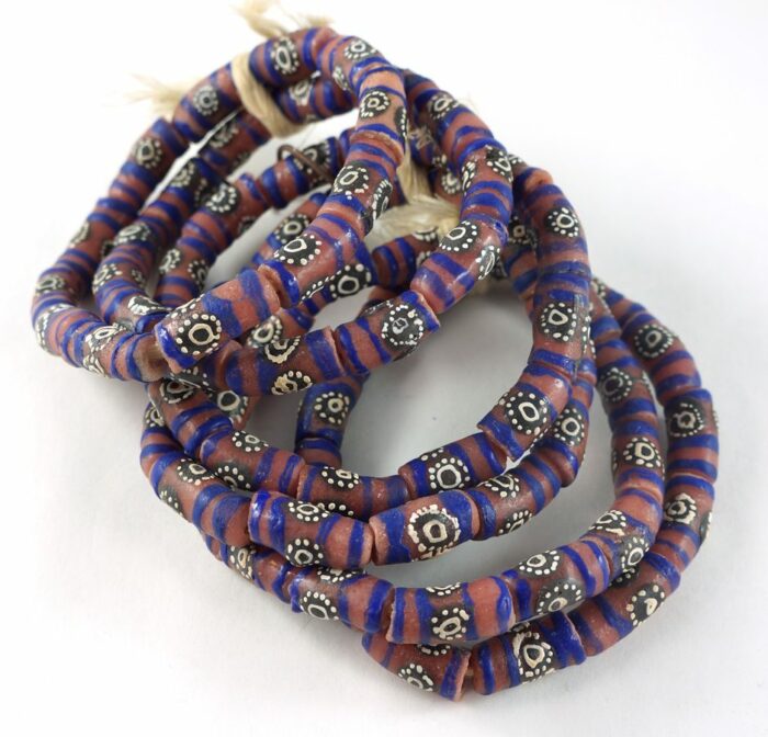 Handpainted Recycled Glass Beads