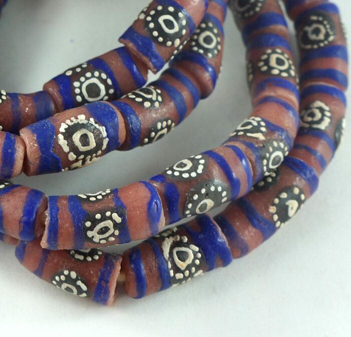 Handpainted Recycled Glass Beads - Image 2