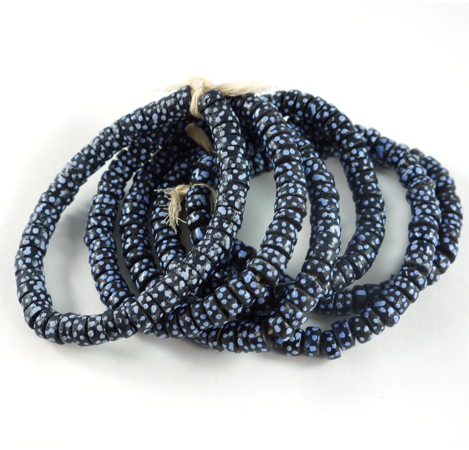 Handpainted Recycled Glass Beads