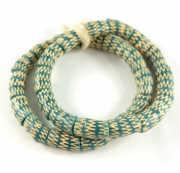 Handpainted Recycled Glass Beads