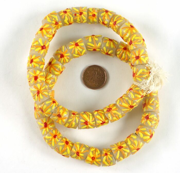 Handpainted Recycled Glass Beads - Image 5