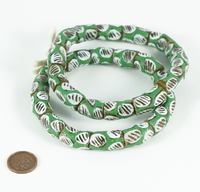 Handpainted Recycled Glass Beads - Image 3