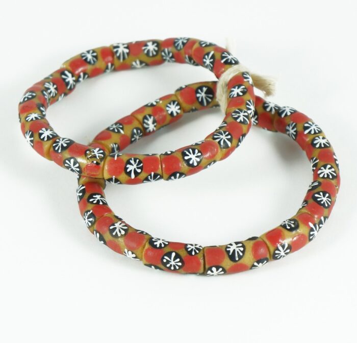 Handpainted Recycled Glass Beads