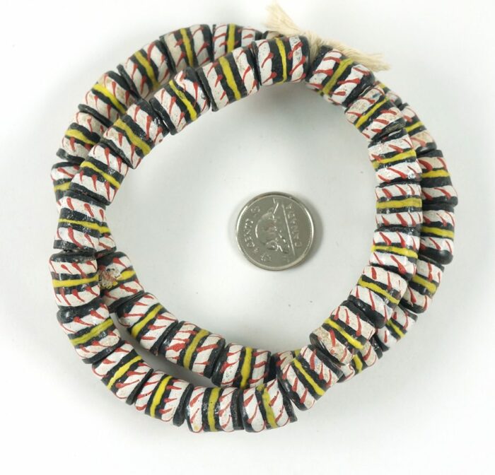 Handpainted Recycled Glass Beads - Image 2