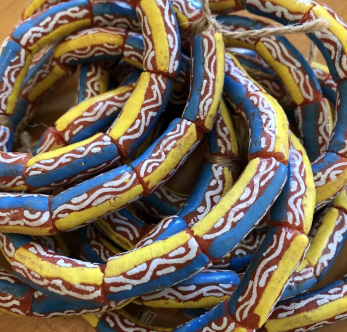 Handpainted Recycled Glass