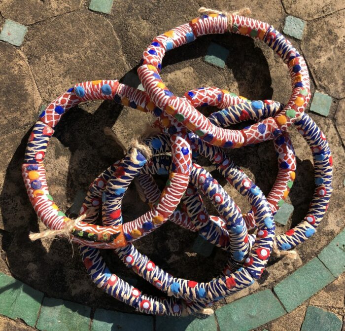 Handpainted Recycled Glass - Image 2