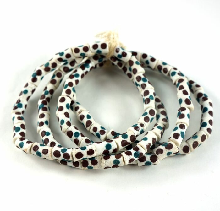 Handpainted Recycled Glass Beads