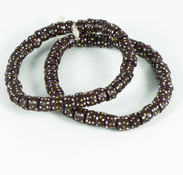 Handpainted Recycled Glass Beads