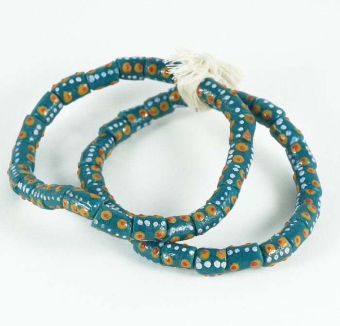Handpainted Recycled Glass Beads
