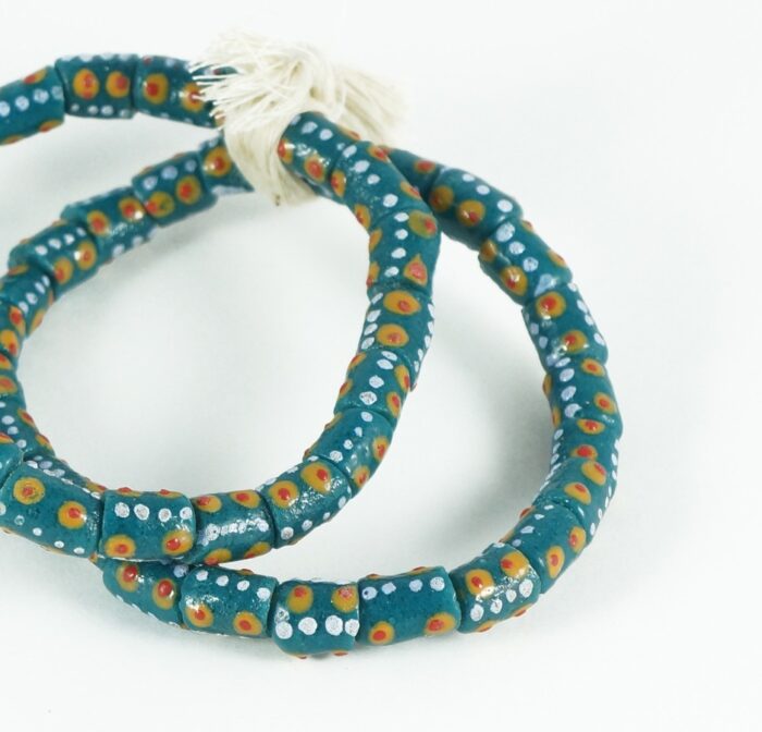 Handpainted Recycled Glass Beads - Image 2
