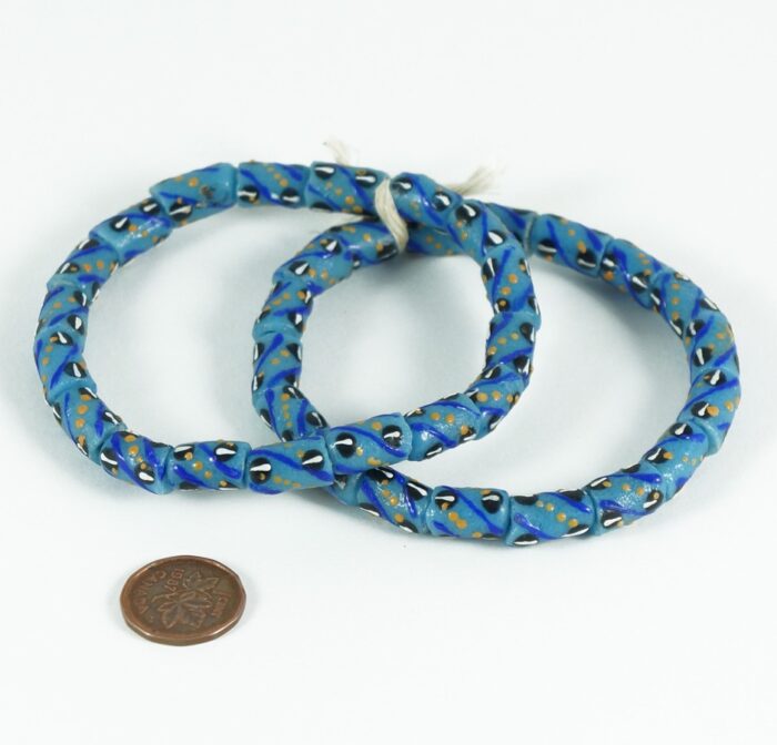 Handpainted Recycled Glass Beads - Image 3