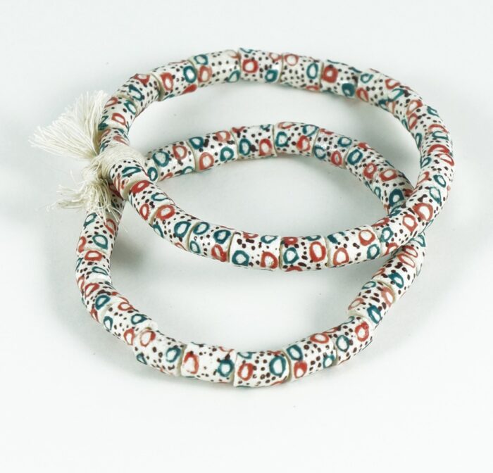 Handpainted Recycled Glass Beads