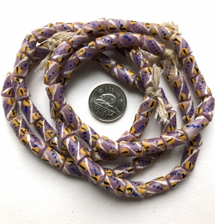 Purple Hand Painted Recycled Glass - Image 3