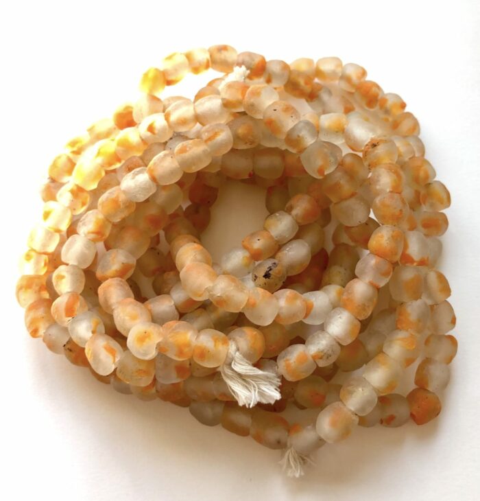 Orange Fused Recycled Glass - Image 2