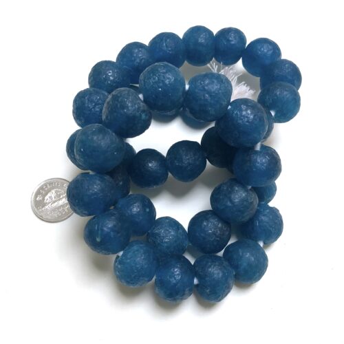 Recycled Glass Beads 17 mm