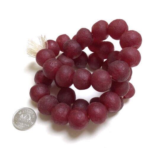 Recycled Glass Beads 17 mm
