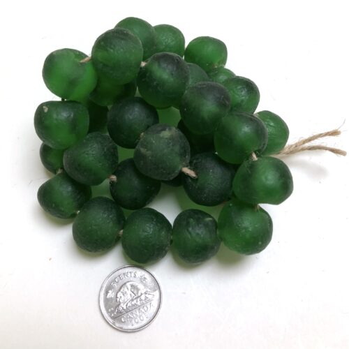 Recycled Glass Beads 17 mm
