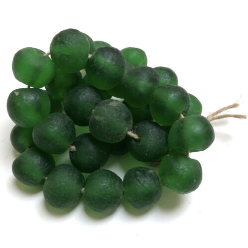 Recycled Glass Beads 17 mm