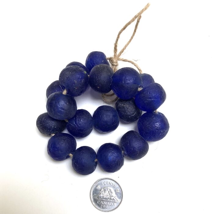 Recycled Glass Beads 17 mm