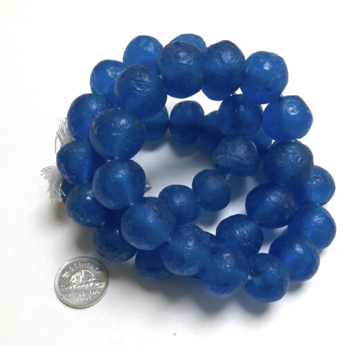 Recycled Glass Beads 17 mm
