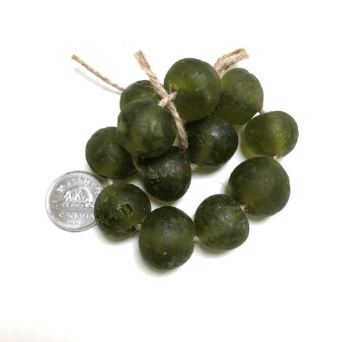 Recycled Glass Beads 17 mm