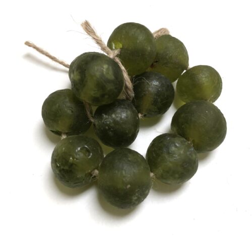 Recycled Glass Beads 17 mm