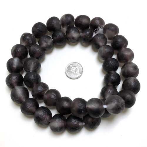Recycled Glass Beads 17 mm