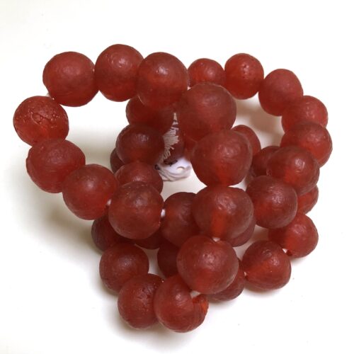 Recycled Glass Beads 17 mm