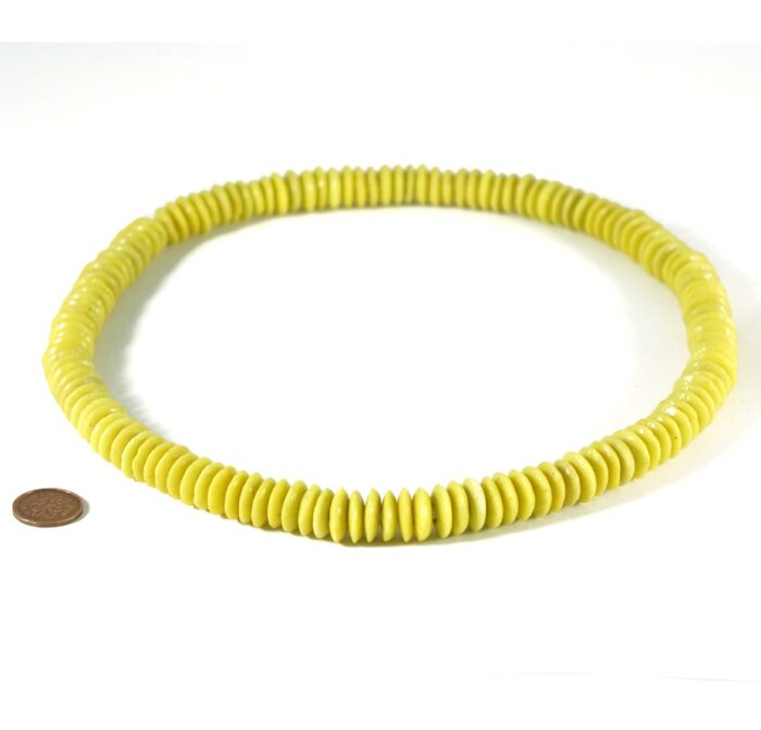 Yellow Recycled Glass Disks - Image 3
