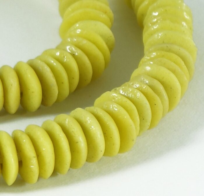 Yellow Recycled Glass Disks - Image 2