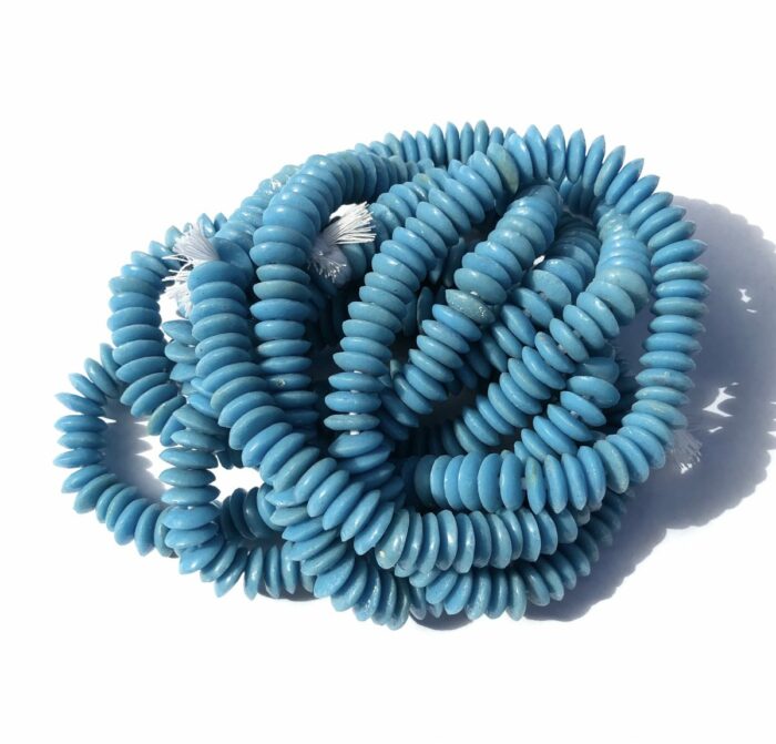 Robin's Egg Blue Recycled Glass Disks