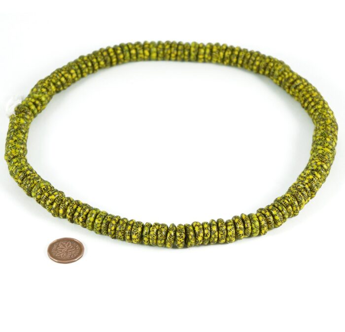 Recycled Glass Fancy Rondelles - Image 3