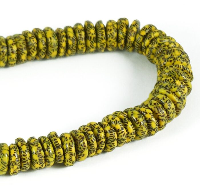 Recycled Glass Fancy Rondelles - Image 2