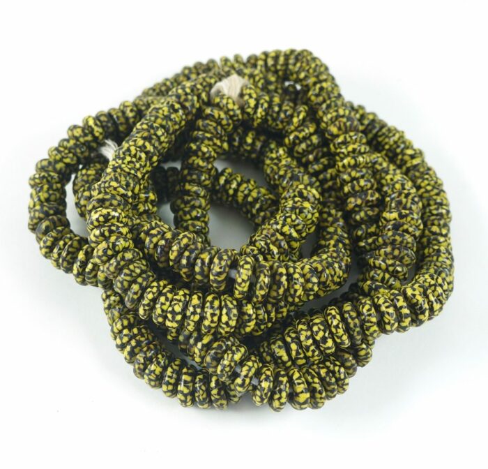 Recycled Glass Fancy Rondelles