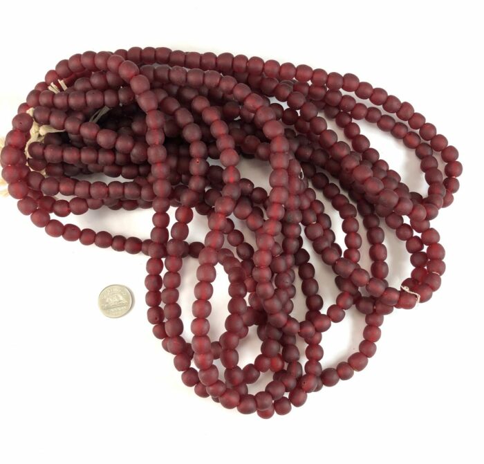 Dark Red Recycled Glass med - Image 2
