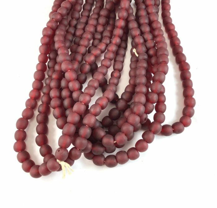 Dark Red Recycled Glass med