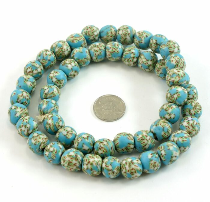 Robin's Egg Blue Fused Recycled Glass - Image 2