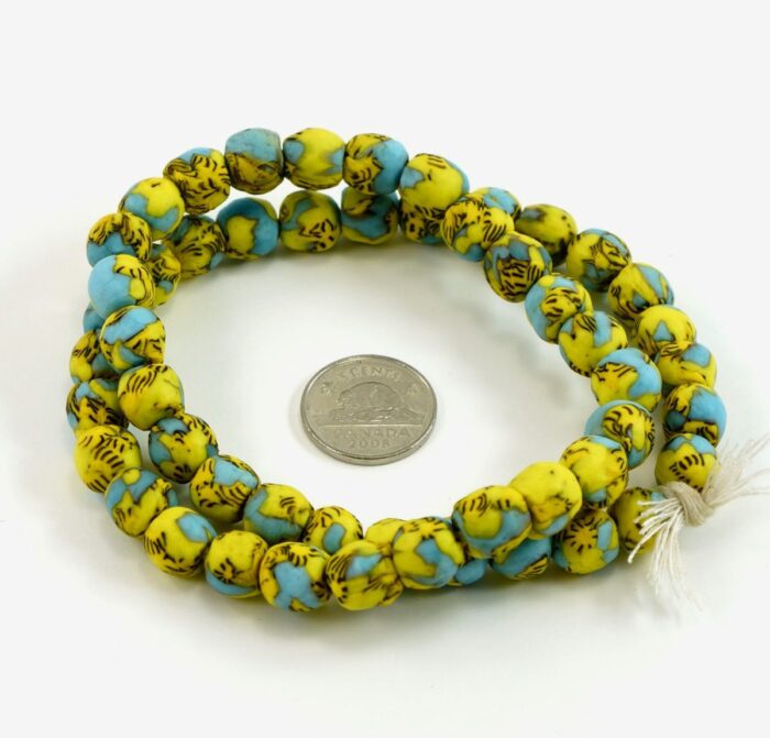 Small Blue Fused Recycled Glass - Image 2