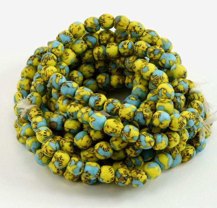 Small Blue Fused Recycled Glass