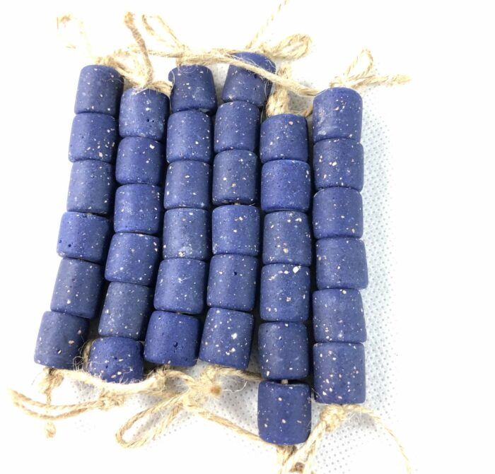 Royal Blue Tube Beads