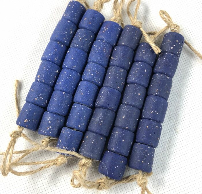 Royal Blue Tube Beads - Image 4