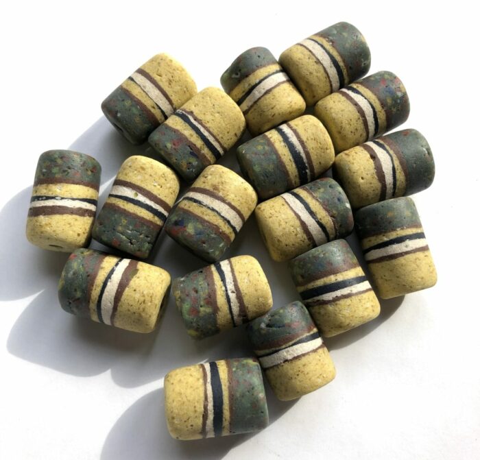 Green Recycled Glass Tubes