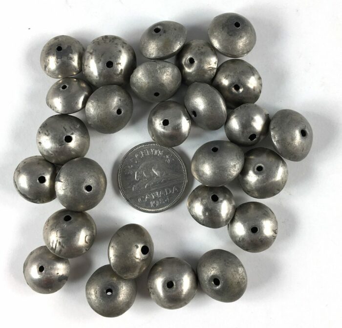 Mali 'Silver' Beads 15mm - Image 2