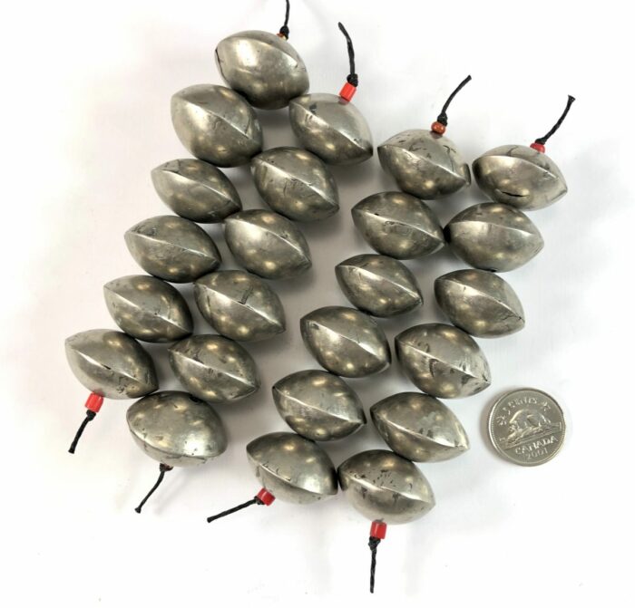 Mali 'Silver' Beads 26mm - Image 3