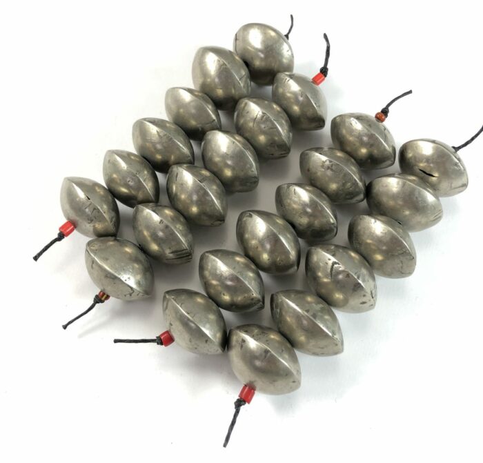 Mali 'Silver' Beads 26mm - Image 2